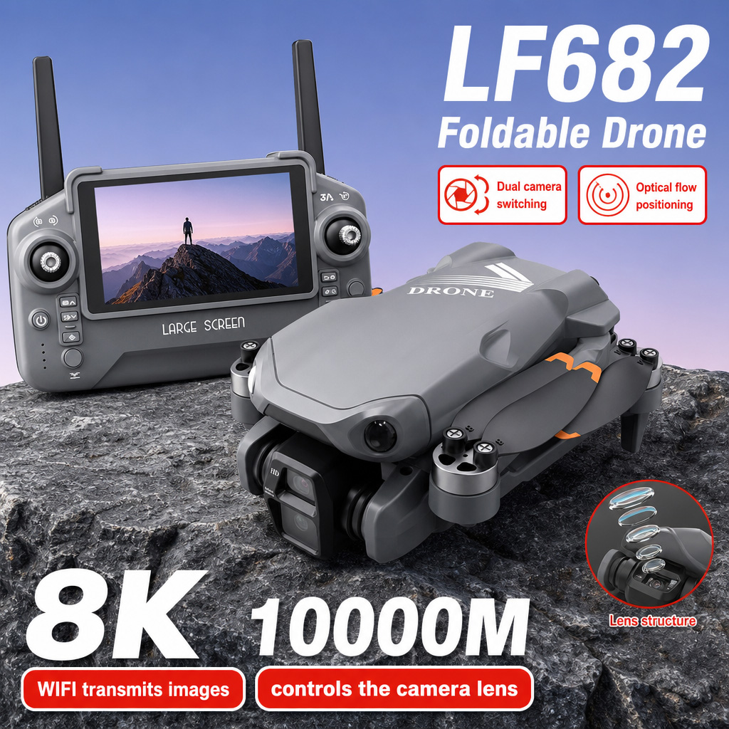 Drone Battery Charger - Drone Aereo LF682 con Doppia Fotocamera