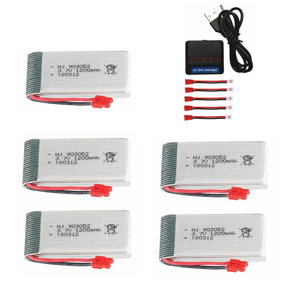Drone Battery Charger - Batteria lipo 3.7V 1200mAh 903052 per