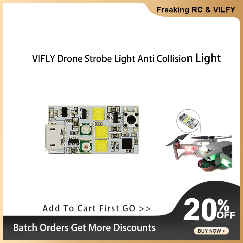 Drone Strobe Light - VIFLY Drone Luce stroboscopica Luce anticollisione