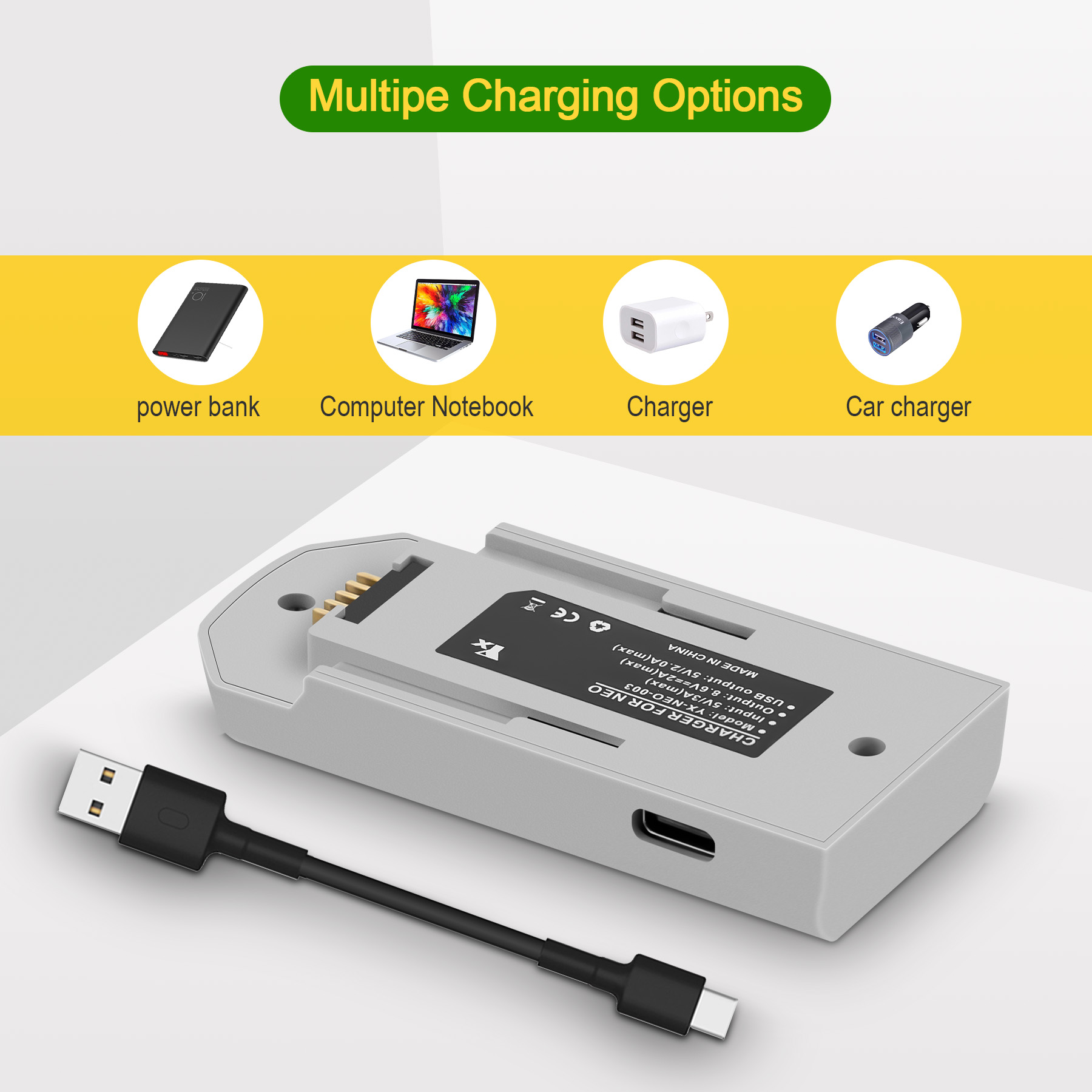 Caricabatteria USB bidireziona - Drone Power Bank recensione e prezzo