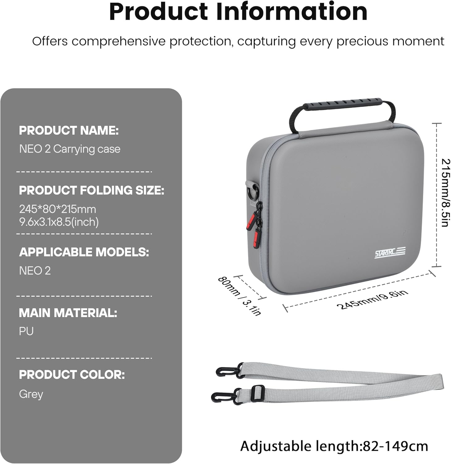 STARTRC Neo 2 Borsa a tracolla - Drone Carrying Case recensione e prezzo