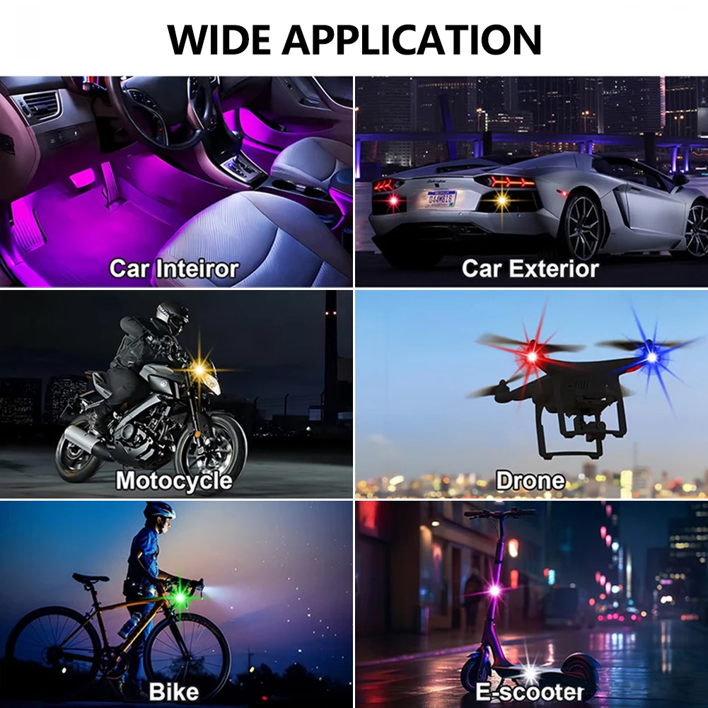 1-8 Pezzi Luci di Segnalazione - Drone Strobe Light recensione e prezzo