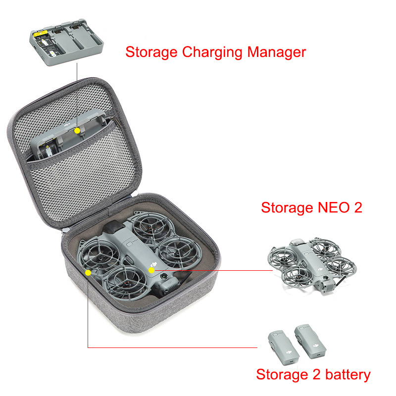 Custodia per DJI Neo 2 RC N3 D - Drone Hard Shell Case recensione e prezzo