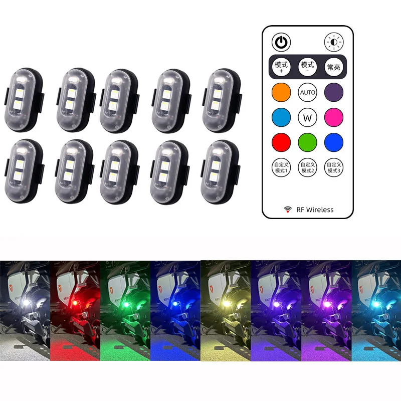 2/4/8Pcs telecomando senza fil - Drone Strobe Light recensione e prezzo